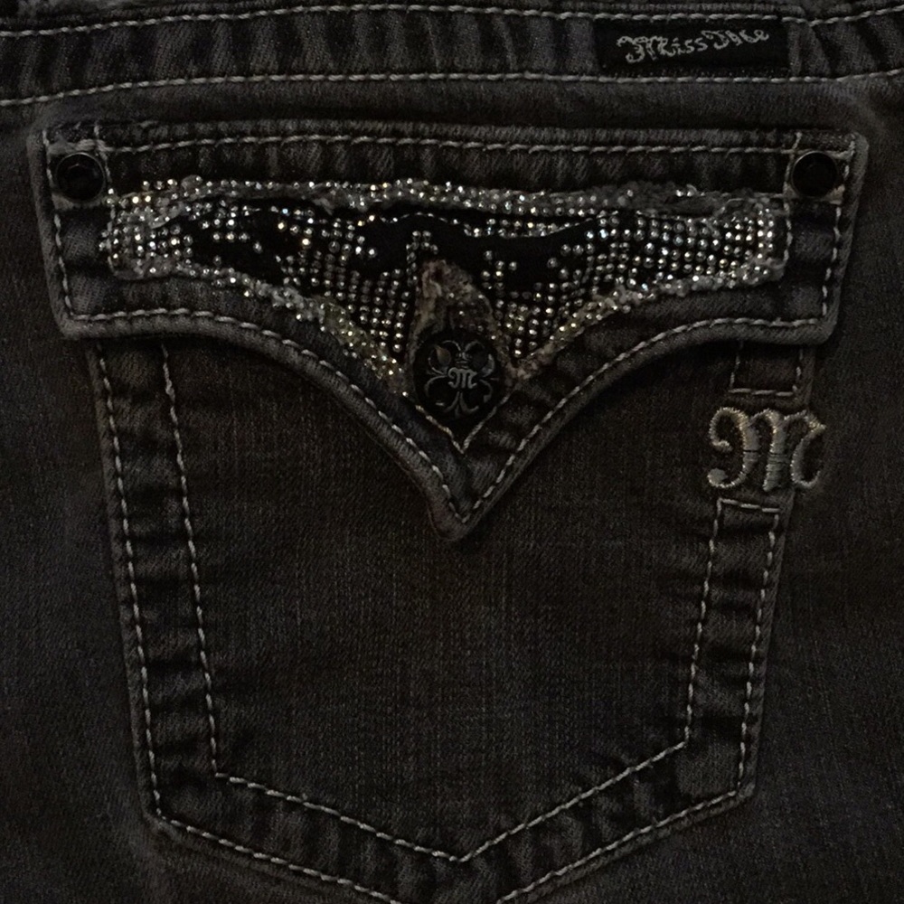 Miss Me Jeans, Bling Boot, Distressed 31x35 Inseam